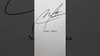 M Names Signature Designs  Signature Name Art maria mia marco [upl. by Nnomae]