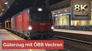 Güterzug Richtung Villach Hbf mit ÖBB Vectron Lok [upl. by Rinum]