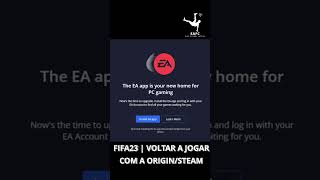 COMO FUNCIONAR A ORIGIN NA STEAM USAR 100 MODS FIFA 23 ATUALIZADO [upl. by Llednor928]