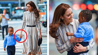 Orphan Keeps Following Kate Middleton What Happens Next Will Make You Cry [upl. by Naimerej]