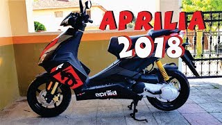 NEW APRILIA 2018 sr 50 cc [upl. by Nelyt269]