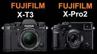 Fujifilm XT3 Vs Fujifilm XPro2 [upl. by Aihpled205]