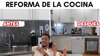 REFORMA de COCINA SIN OBRAS 💪🏻⚠️ •GRAN CAMBIO 😍 MAKEOVER✨ REMODELACIÓN de la COCINA • Susan Vlogs [upl. by Irab]