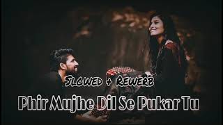 Fir Mujhe Dil Se Pukar Tu ।  Slowed  Rewerb Letest Viral Romantic song Mohit Gour।Lofi Version। [upl. by Tiffany570]