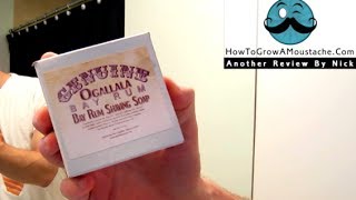 Ogallala Bay Rum Shaving Soap  Shave Review [upl. by Oninotna888]