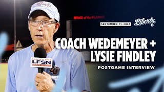 Coach Wedemeyer amp Lysie Findley Talk About The Win Over Longwood [upl. by Gentilis]