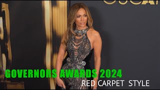 GOVERNORS AWARDS 2024 Red Carpet Style  4K [upl. by Rellim]