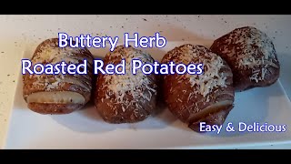 Buttery Herb Roasted Red Potatoes  Easy amp Delicious [upl. by Celestina]