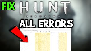 Hunt Showdown – How to Fix All Errors – Complete Tutorial [upl. by Zoa]