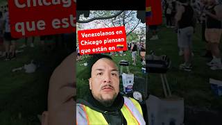 Venezolanos en el Lago de Chicago fyp venezuela chicago [upl. by Golanka]