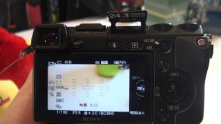 Sony NEX7 A mount Lens Auto Focus [upl. by Bounds]