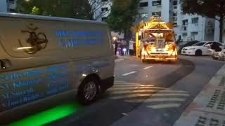 Singapore Indian Casket Funeral Procession [upl. by Eruot782]