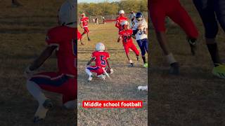 Great play Middle school football … almost to the crib [upl. by Isherwood227]