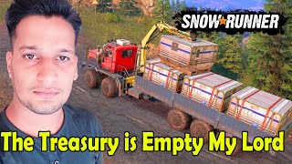 Snowrunner  The Treasury is Empty My Lord  Deliver to Airport Hangars  Gameplay Walkthrough  52 [upl. by Maddocks]