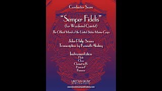 March  Semper Fidelis for Woodwind Quintet [upl. by Emiolhs]