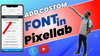 pixellab me font kaise add kare  how to add font in pixellabpixellabfontkaiseaddpradipinfotech [upl. by Inavoig]