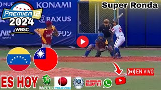 Venezuela vs China Taipéi en vivo donde ver a que hora juega Venezuela vs Taipéi Premier 12 [upl. by Hathaway863]