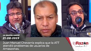 Juan Manuel Chevarría explica que la ATT atendió problemas de usuarios de Amaszonas [upl. by Hube]