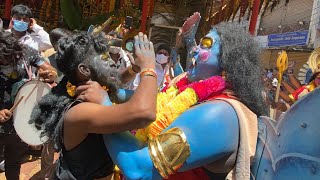 Kalika Dance at Bonalu jathara  Kali Mata Dance at Hyderabad Bonalu festival  Telangana  India [upl. by Ilyssa]