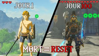 Jai Survécu 100 jours En HARDCORE Sur Zelda Botw…voici ce quil cest passé [upl. by Benioff259]