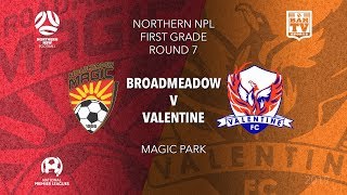 2019 NPL Northern NSW u20s and 1st Grade  Round 7  Broadmeadow Magic FC v Valentine Phoenix FC [upl. by Oleic168]