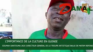 Soumah Dantouma Jack est Directeur Général de la Troupe Artistique Balai de Matam à Damal Guinée [upl. by Lewiss]