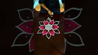 Simple Rangoli Design Use [upl. by Eceerahs940]