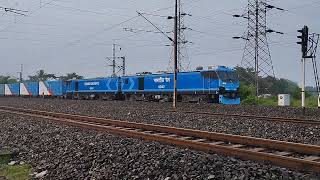 WAG 12B from Nagpur with Darcl Logistics container [upl. by Enitsenrae]