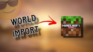 How To Import World From Original Minecraft To Minecraft Patch  Import Addon in Minecraft Patch [upl. by Tom247]