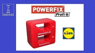 UNBOXING amp TEST Powerfix Profi  Magnetiser  Demagnetiser Lidl red [upl. by Labotsirhc]