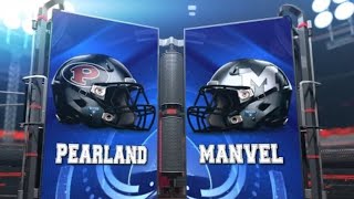 Manvel vs Pearland highschool [upl. by Llewkcor]