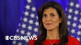 Watch Nikki Haley drops out of 2024 race doesnt endorse Trump [upl. by Naneik]