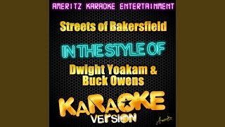 Streets of Bakersfield In the Style of Dwight Yoakam amp Buck Owens Karaoke Version [upl. by Alfie]