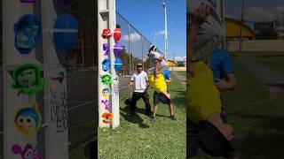 Kick Challenge Parkour Inside Out Version 2 🎈😱insideout2 divertidamente2 parkour [upl. by Karol]