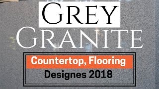 Grey Granite CounterTop Flooring Tiles Price  2018 [upl. by Kaazi]