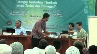 Debat Teologis Islam  Kristen  Tauhid atau Tritunggal [upl. by Raf]