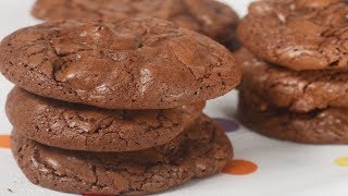 Brownie Cookies Recipe Demonstration  Joyofbakingcom [upl. by Eppesuig]