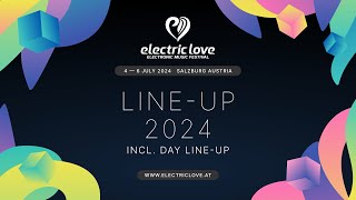 Electric Love Festival 2024 LineUp incl Days [upl. by Bigelow]