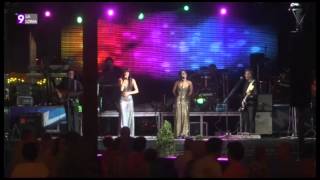 Feria de Baeza 2015 · Ambiente de noche y Orquesta Arrayán [upl. by Yelhak]