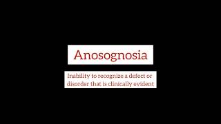 How to pronounce Anosognosia correctly and meaning pronunciation [upl. by Reel]