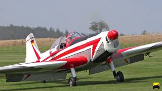 Zlin 526  Paul Erhard  Aerobatic Display  Ellwangen 2021 [upl. by Beverlee]