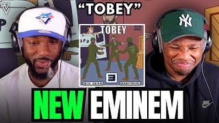 Eminem x Big Sean x BabyTron  TOBEY  FIRST REACTION  EMINEM GOES AT JAY Z [upl. by Eiluj]