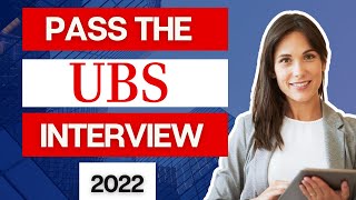 2022 Pass the UBS Interview  UBS Video Interview [upl. by Itsrejk762]