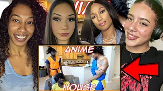 FIRST TIME EVER WATCHING  RDCWORLD1 ANIME HOUSE PT1 [upl. by Ahsead]