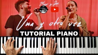 Tutorial Una y otra vez Majo y Dan para piano  Acordes [upl. by Athiste]