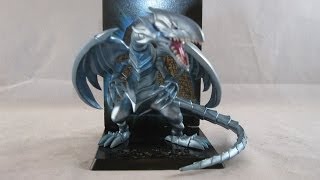 Blue Eyes White Dragon Collectible Figure Review YuGiOh [upl. by Gnud]