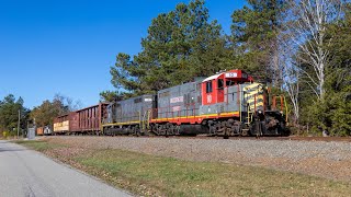 Buckingham Branch Keysville Local to Burkeville  Z52308 Chase 1182022 [upl. by Cornwell462]