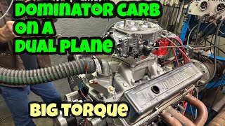 Dominator Carb On A Dual Plane Manifold How Much Is The Power Difference [upl. by Lotsyrk]