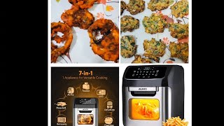 Digital Air fryerReview agaro airfryer viralvideo food india vada fishfry lessoilcooking [upl. by Olnton]