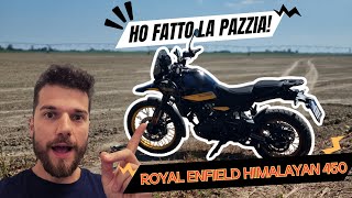 Royal Enfield Himalayan 450 2024  l’ho presa  PRIMO CONTATTO [upl. by Canning853]